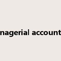 managerial accounting是什么意思