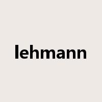 lehmann是什么意思