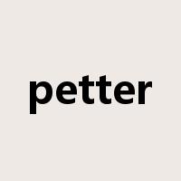 petter是什么意思