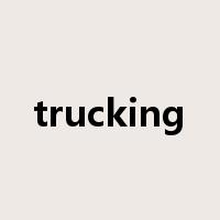 trucking是什么意思