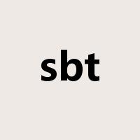sbt是什么意思