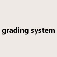 grading system是什么意思