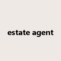 estate agent是什么意思