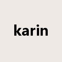 karin是什么意思