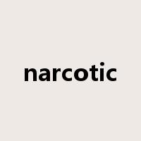 narcotic是什么意思