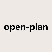 open-plan是什么意思