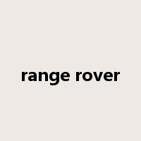 range rover是什么意思