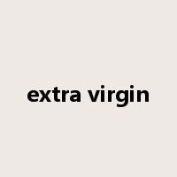 extra virgin是什么意思