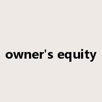 owner's equity是什么意思