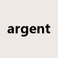 argent是什么意思