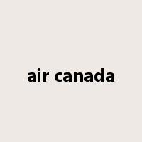 air canada是什么意思
