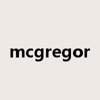 mcgregor是什么意思