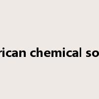 american chemical society是什么意思
