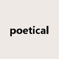 poetical是什么意思