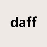 daff是什么意思