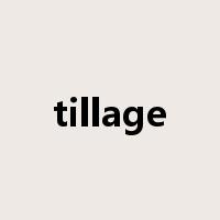tillage是什么意思