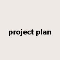 project plan是什么意思