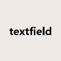textfield是什么意思