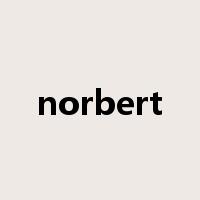 norbert是什么意思