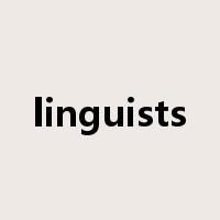 linguists是什么意思