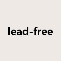 lead-free是什么意思