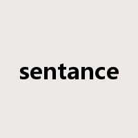 sentance是什么意思