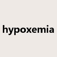 hypoxemia是什么意思