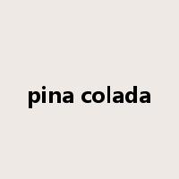 pina colada是什么意思