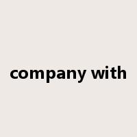 company with是什么意思