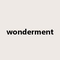 wonderment是什么意思