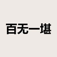 百无一堪是什么意思