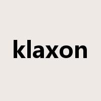 klaxon是什么意思