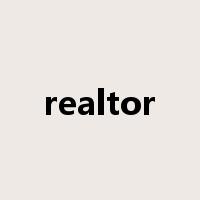 realtor是什么意思