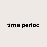 time period是什么意思