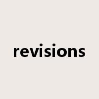 revisions是什么意思
