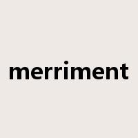 merriment是什么意思
