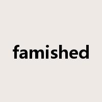 famished是什么意思