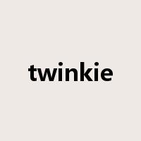 twinkie是什么意思