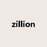 zillion是什么意思