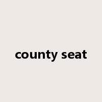 county seat是什么意思