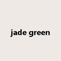 jade green是什么意思