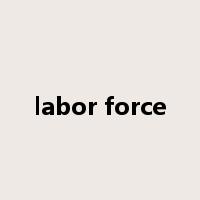 labor force是什么意思