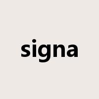 signa是什么意思