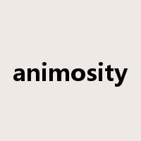 animosity是什么意思