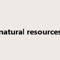 natural resources是什么意思