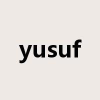 yusuf是什么意思