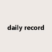 daily record是什么意思