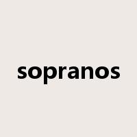 sopranos是什么意思