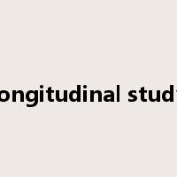 longitudinal study是什么意思