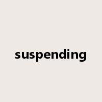 suspending是什么意思